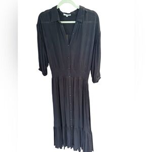 Z Supply Black Long Sleeve Dress